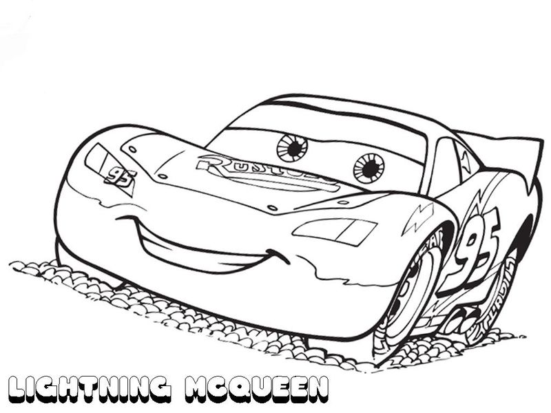 free printable lightning mcqueen coloring pages
