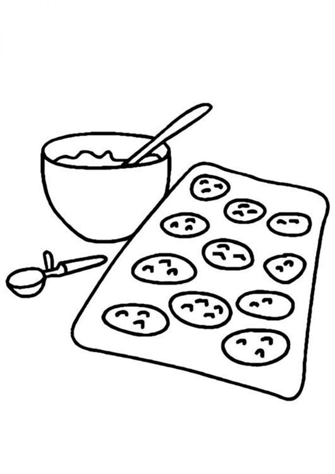 cookie coloring pages printable