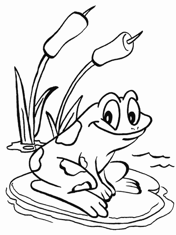 frog coloring pages for kids to print