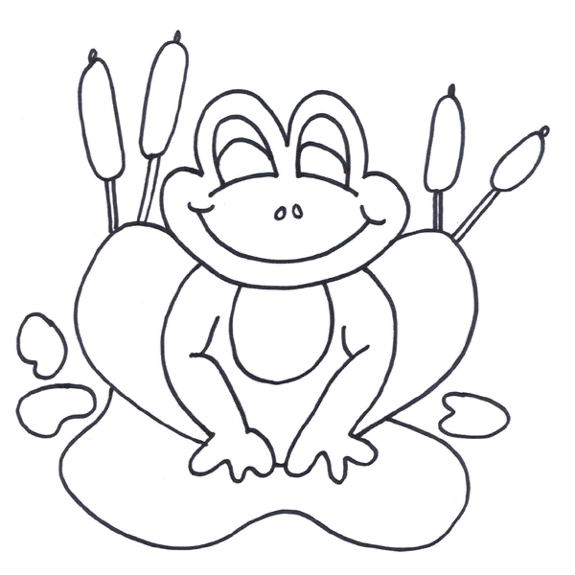 frog coloring pages printable