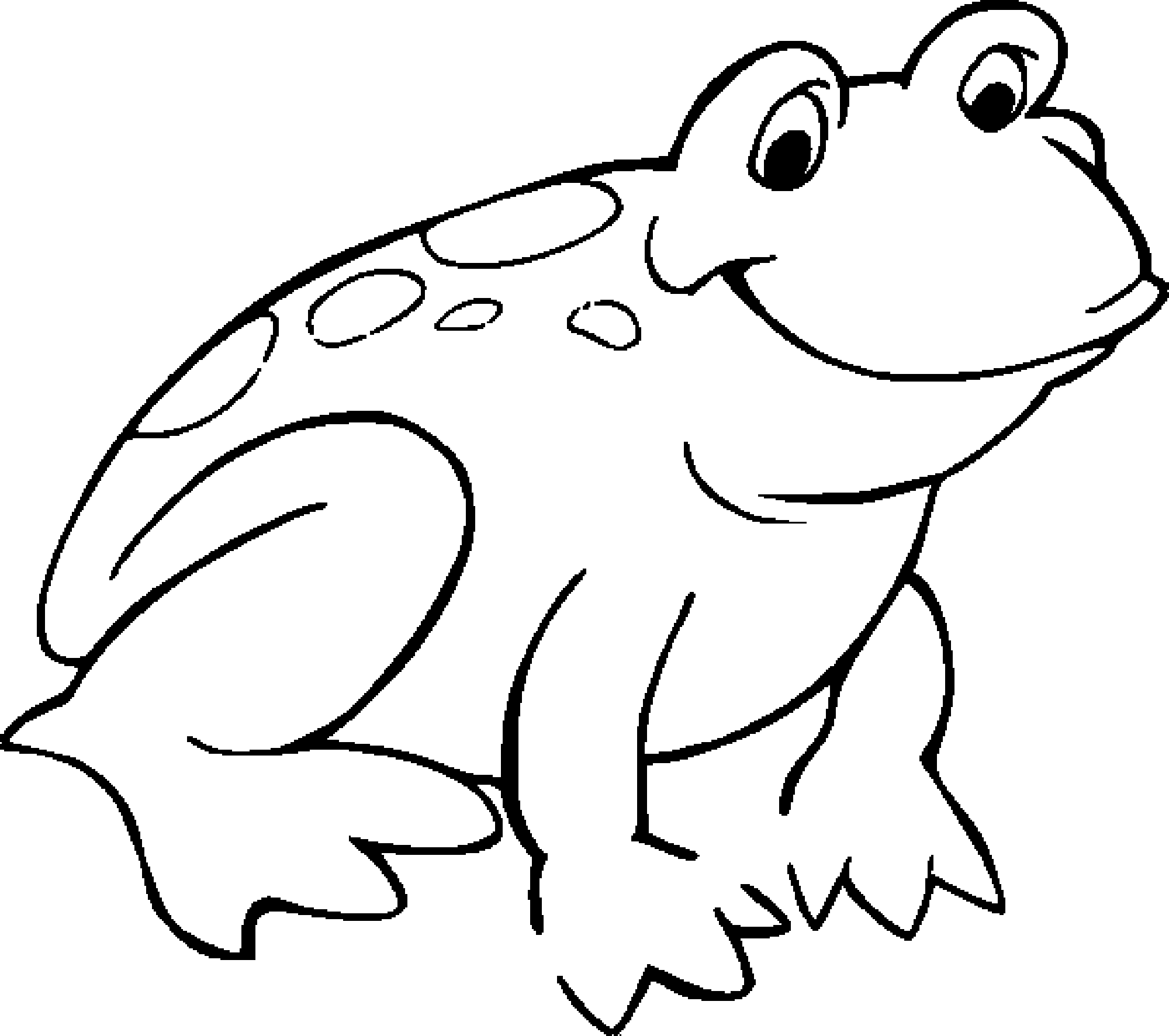 frog princess coloring pages