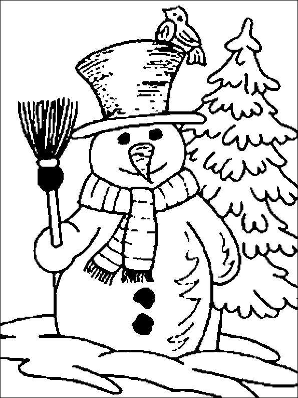 frosty the snowman coloring pages printable