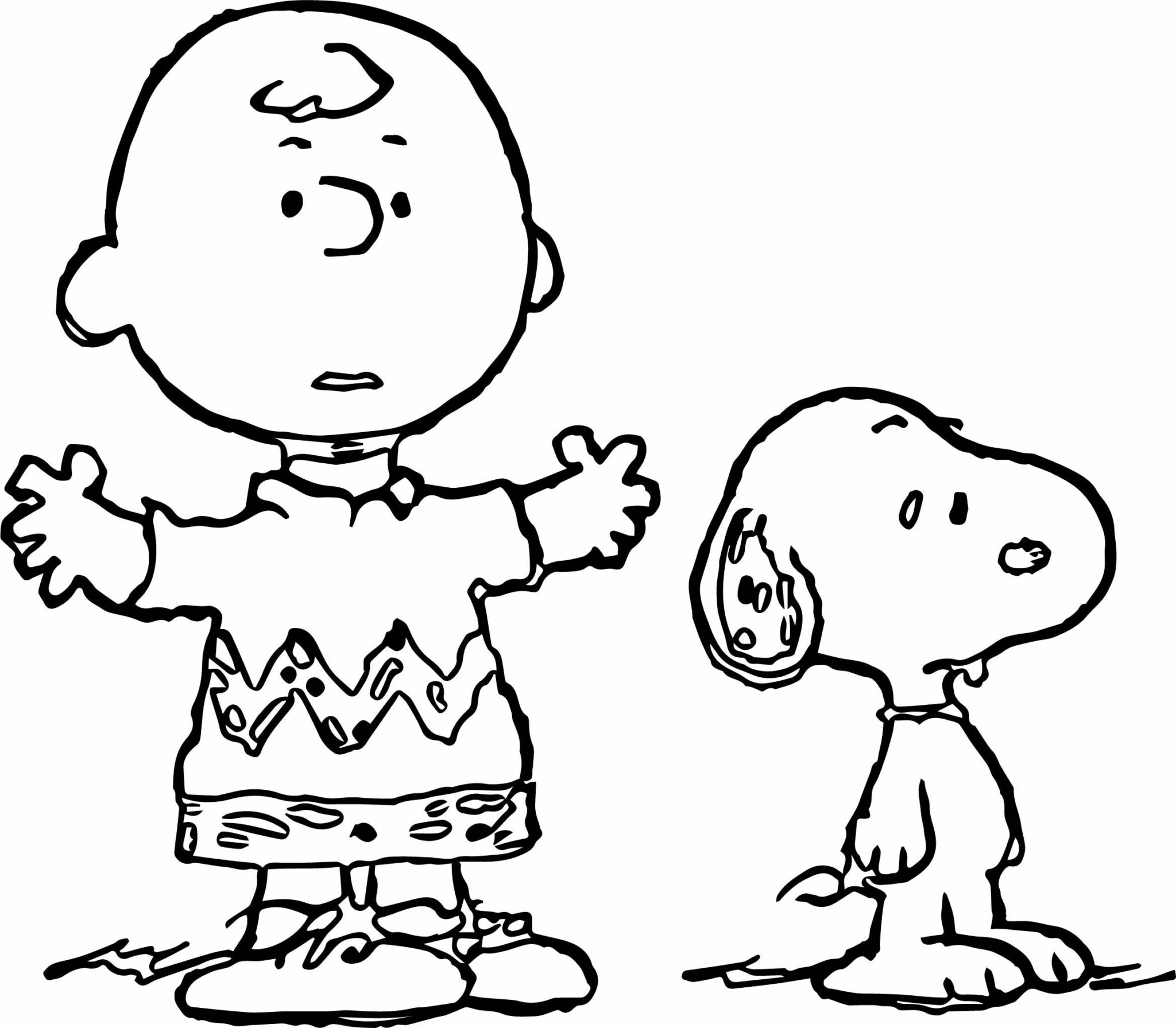 Funny Snoopy Coloring Pages Pdf To Print - Coloringfolder.com