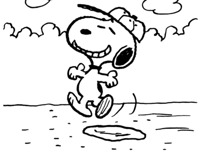 printable snoopy coloring pages