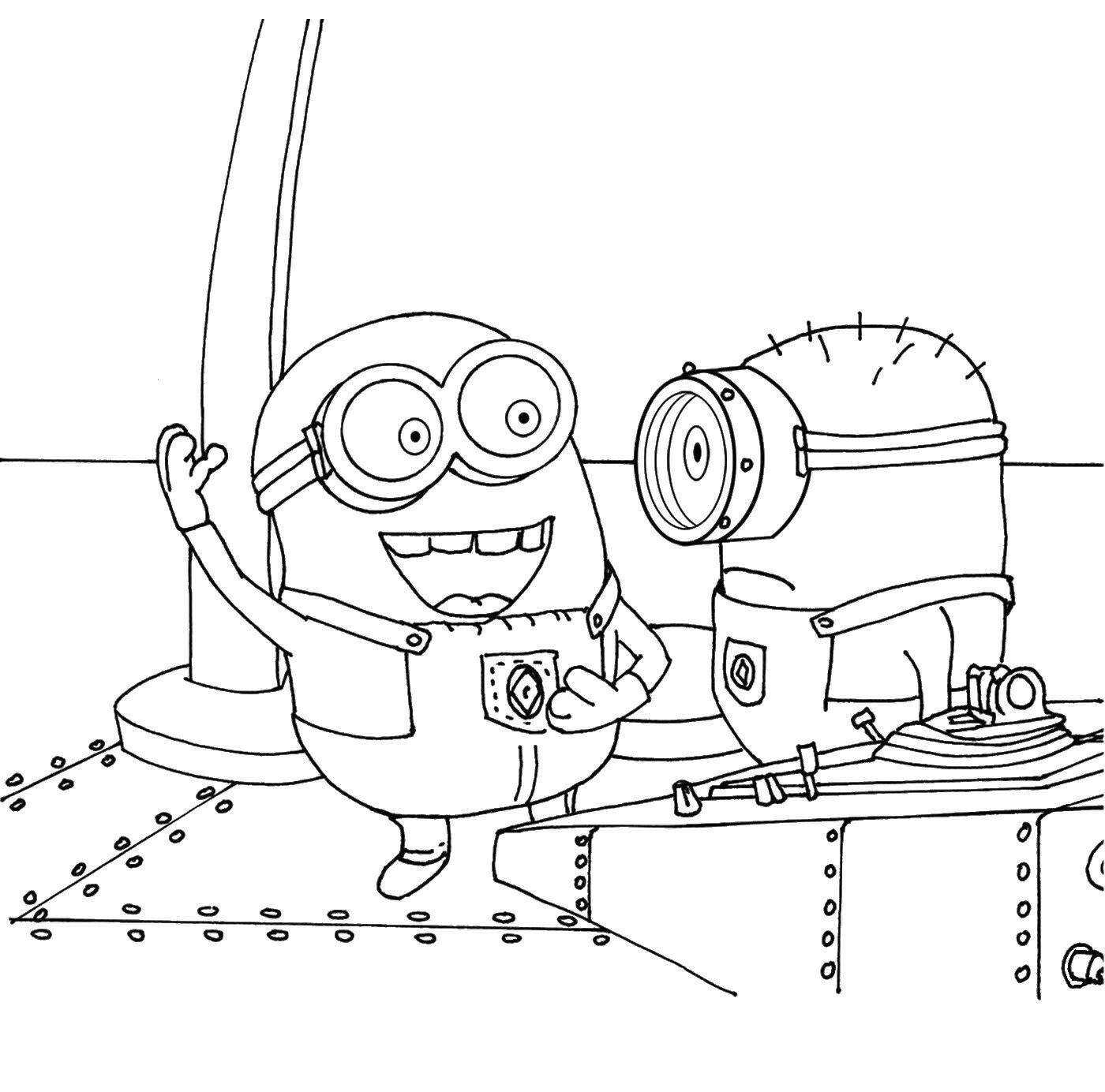 despicable me 2 coloring pages