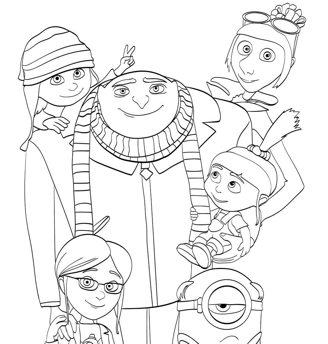 despicable me 3 coloring pages