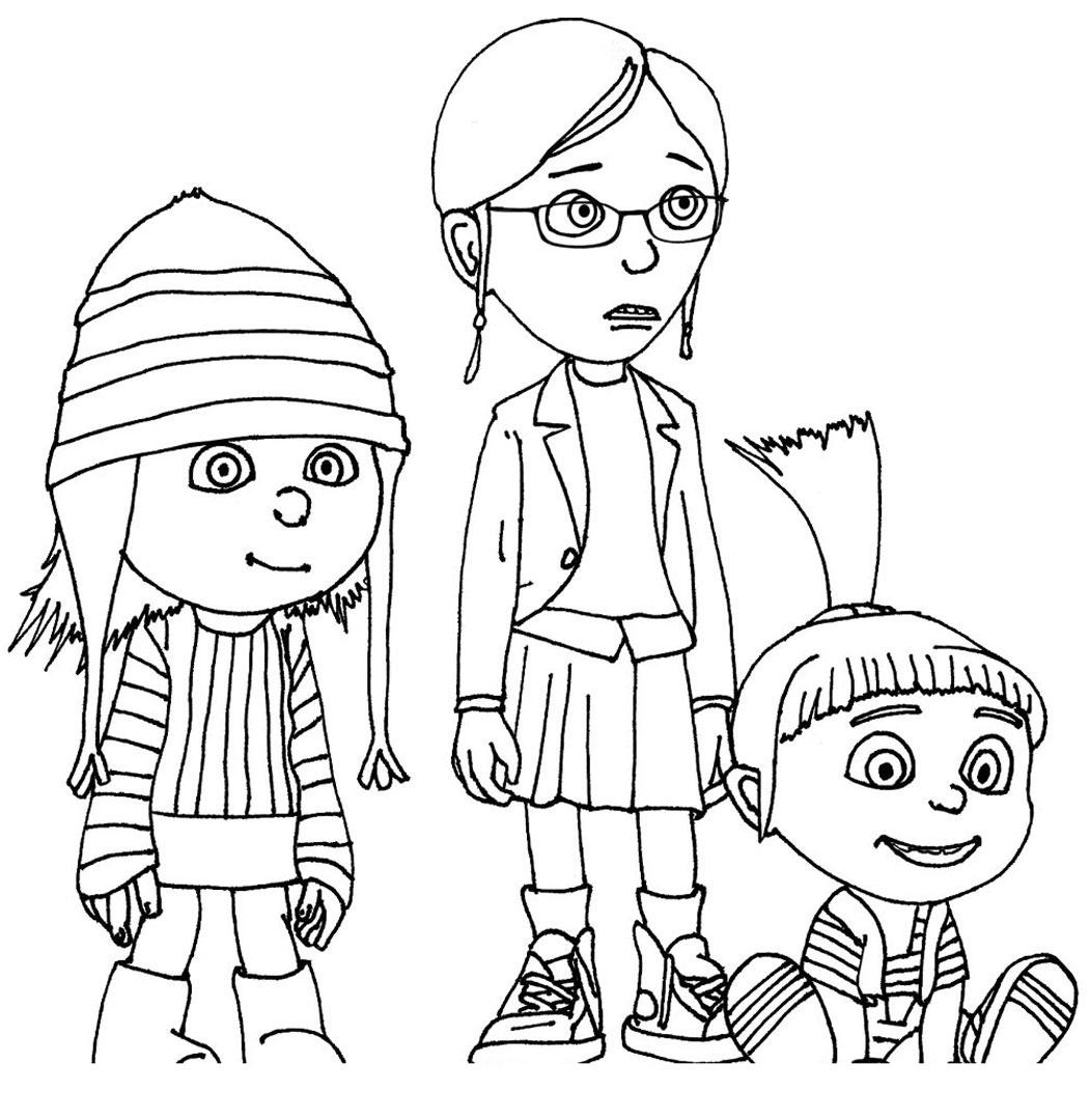 despicable me coloring pages