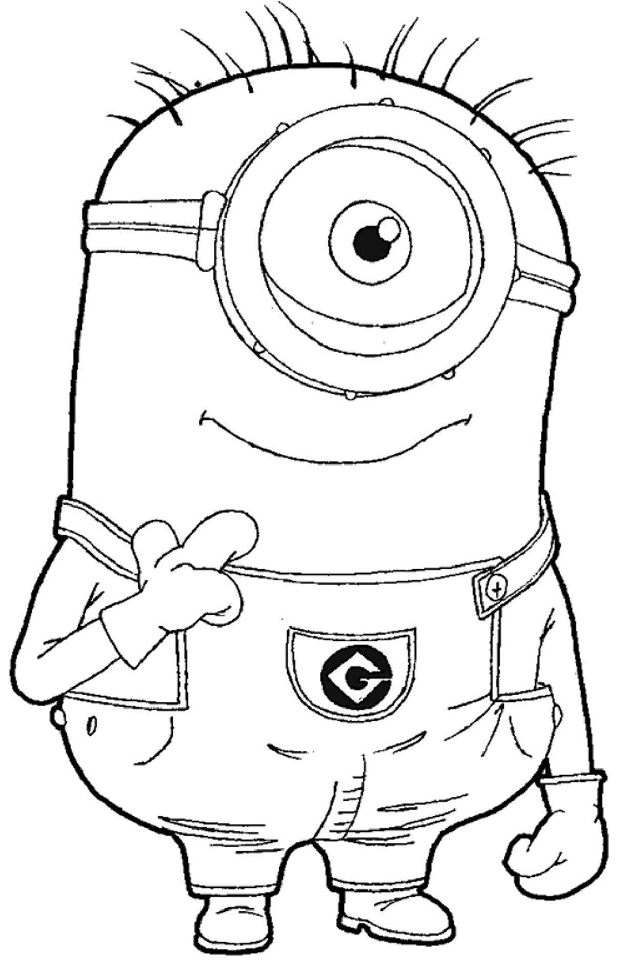 despicable me printable coloring pages