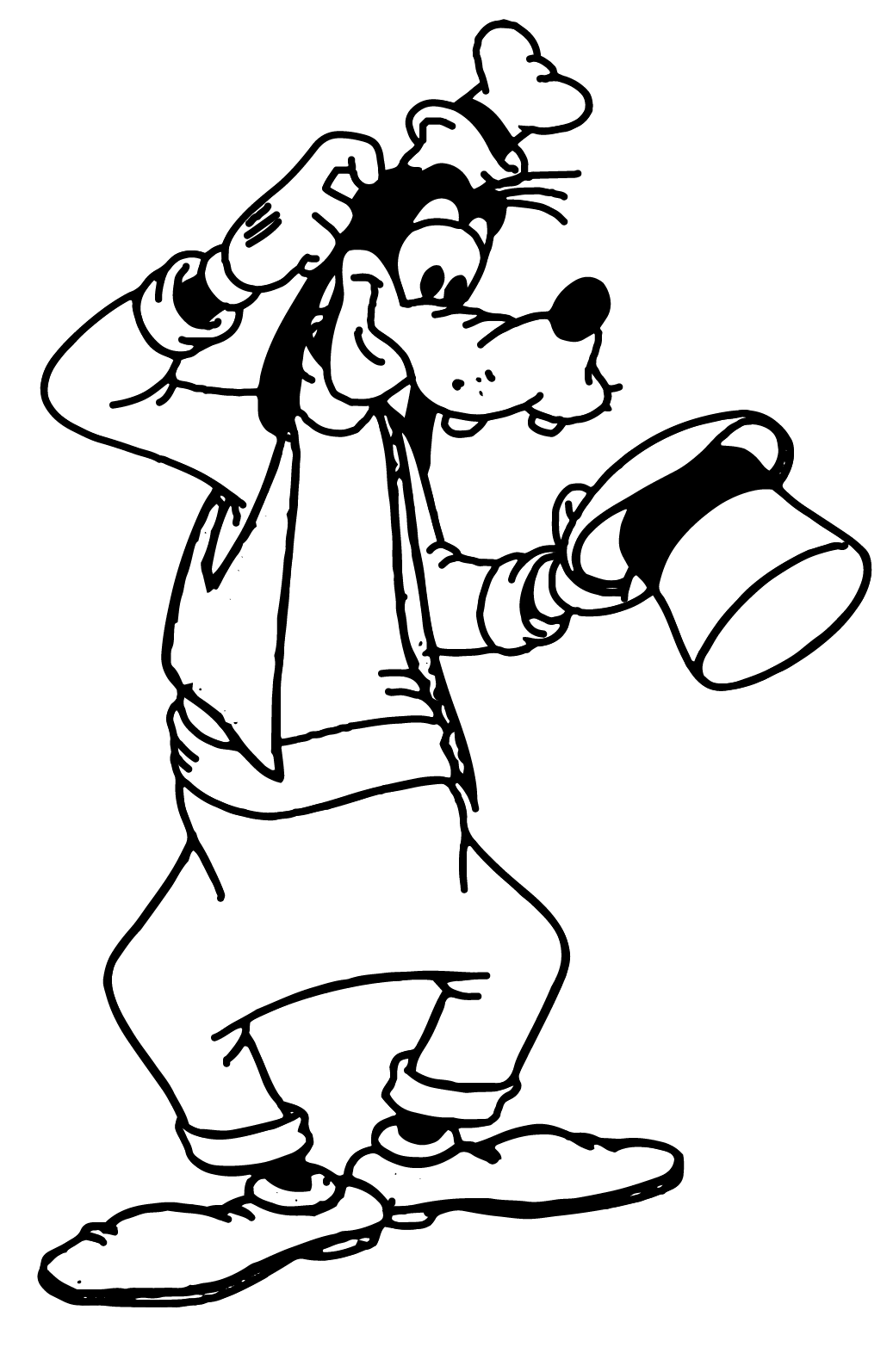 coloring pages goofy