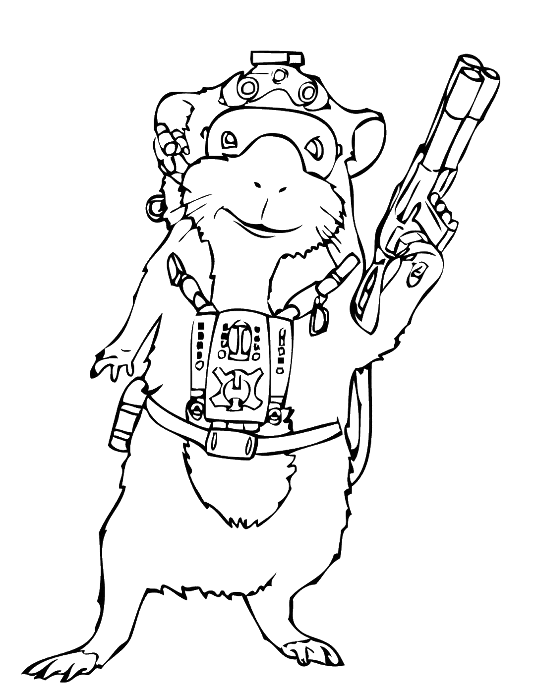 g force guinea pig coloring pages