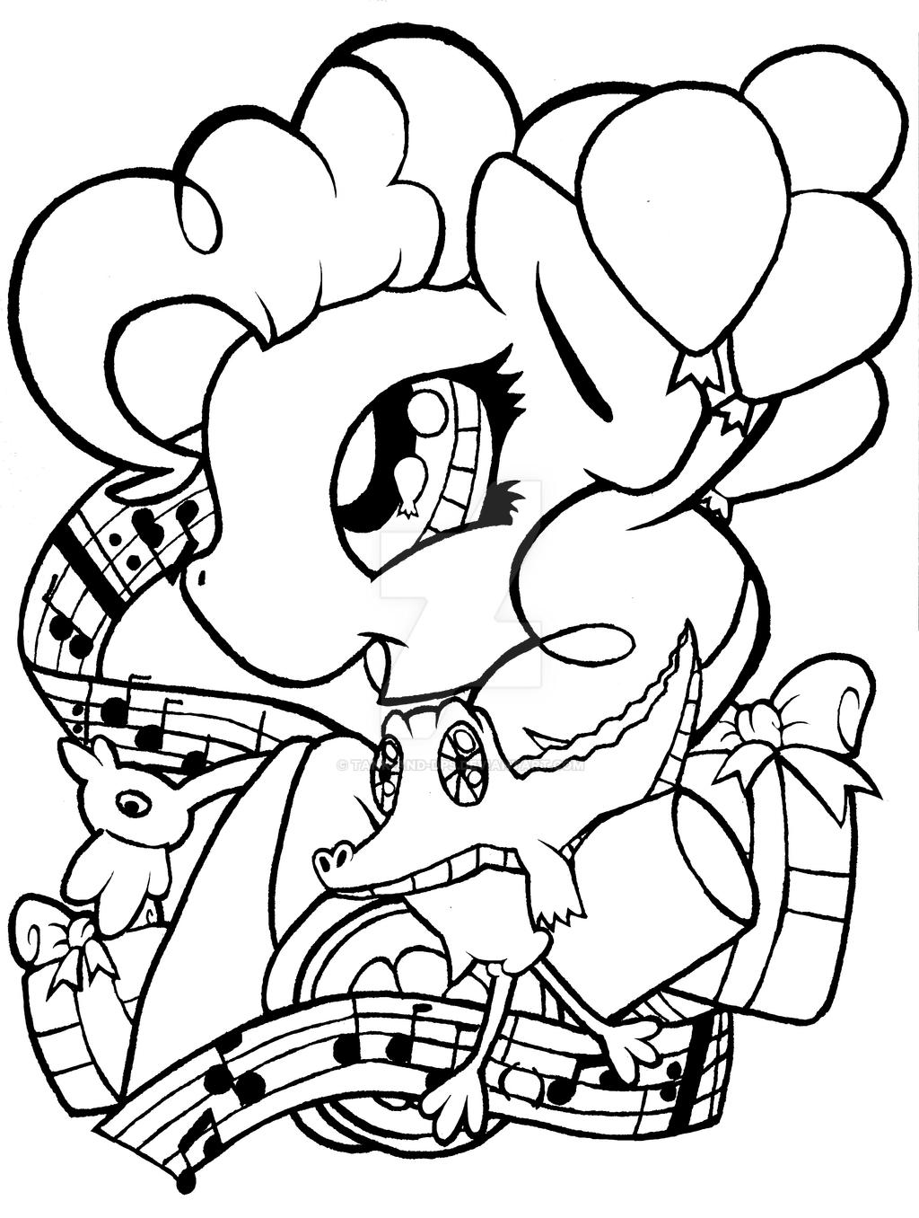 mlp pinkie pie coloring pages