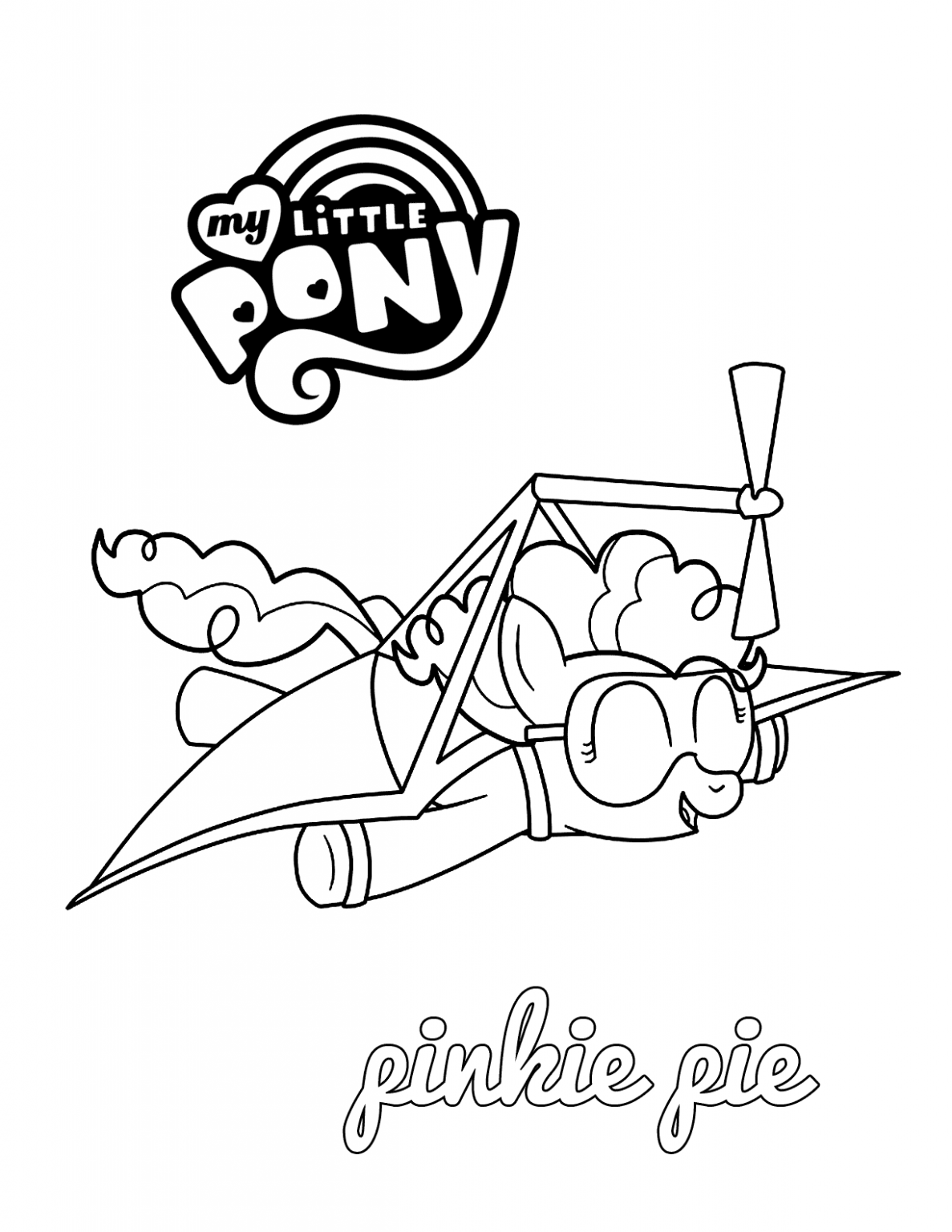 my little pony friendship is magic coloring pages pinkie pie