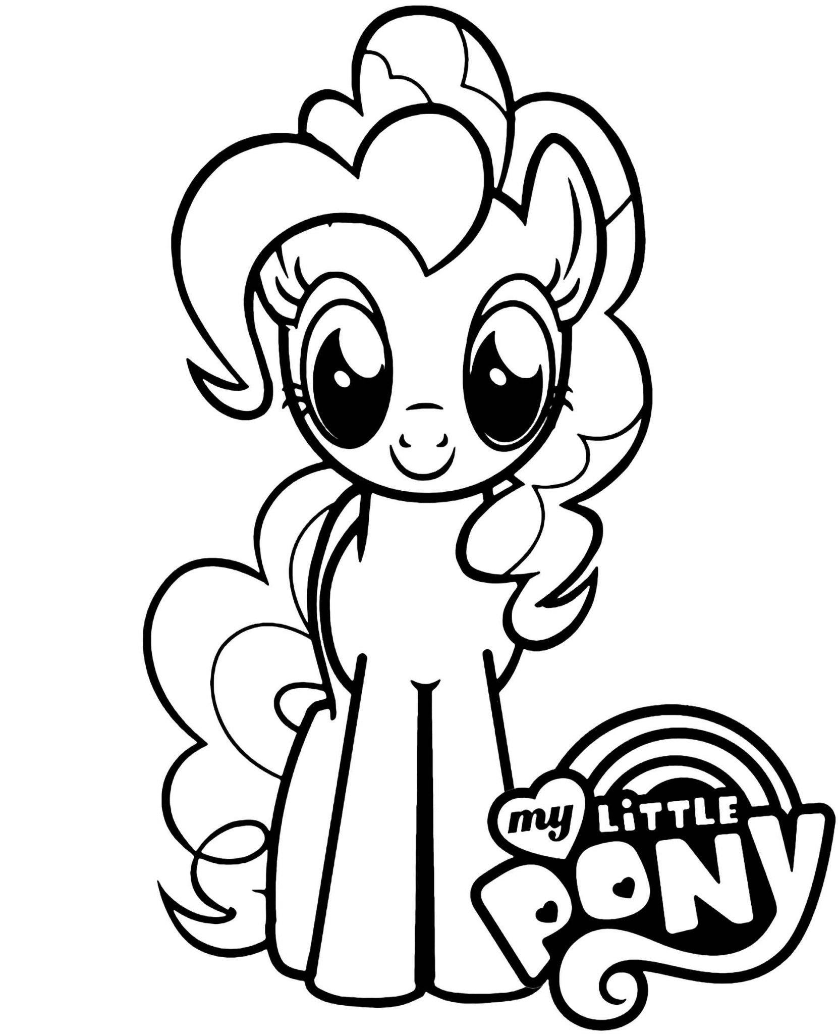 pinkie pie pony coloring pages