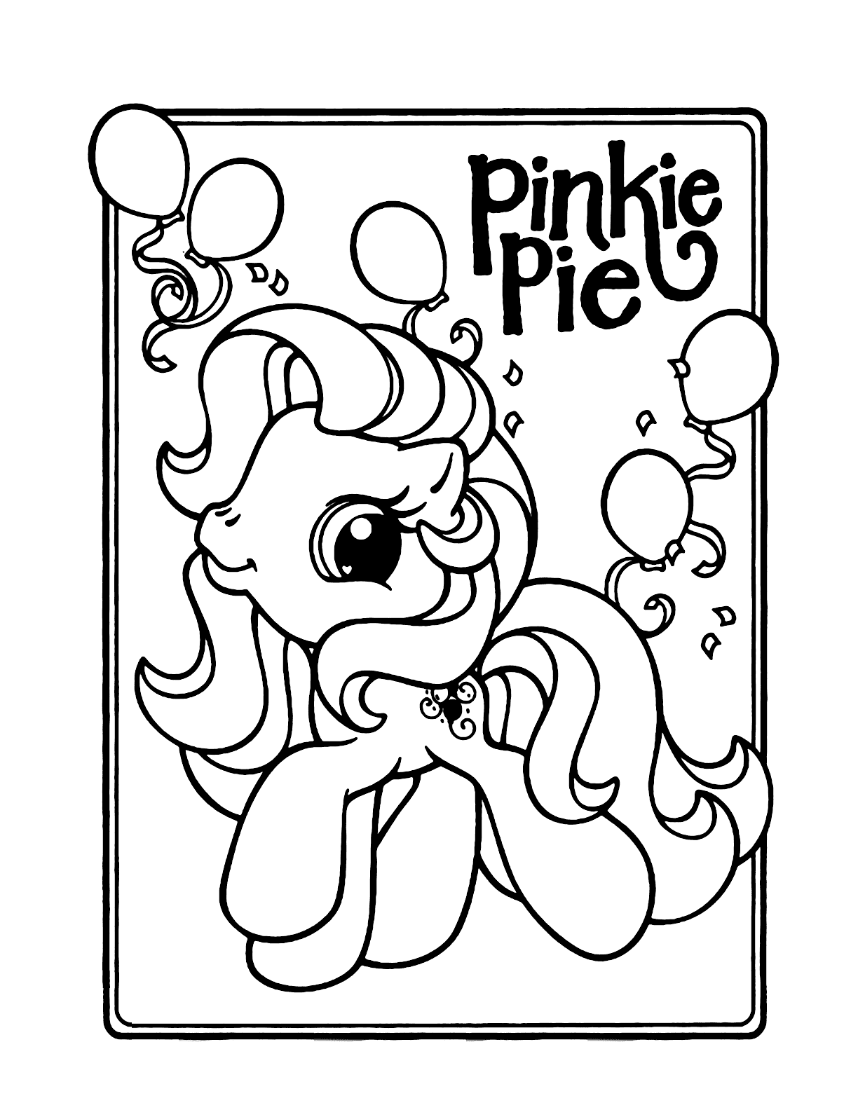 printable pinkie pie coloring pages