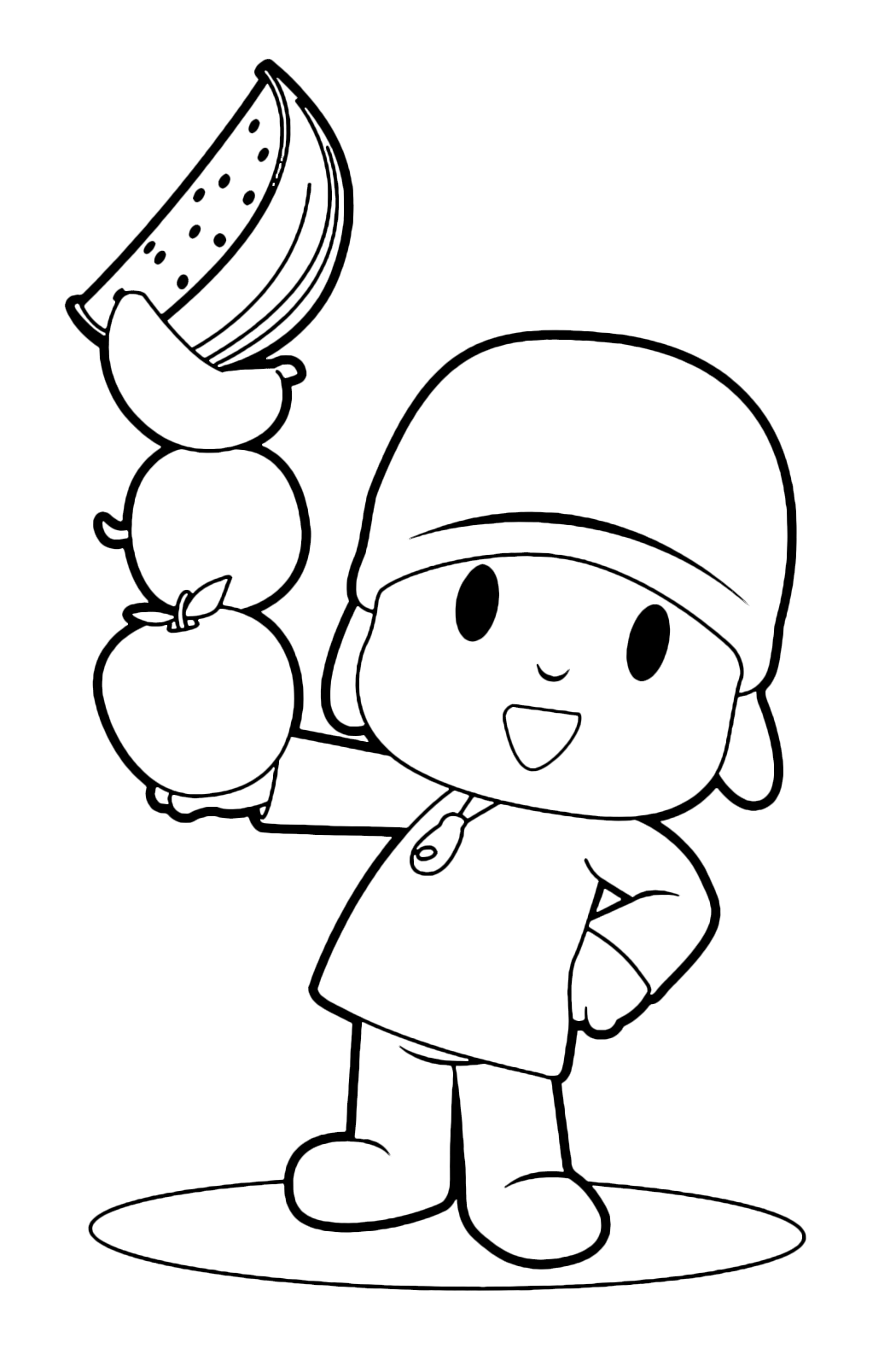 kids coloring pages pocoyo