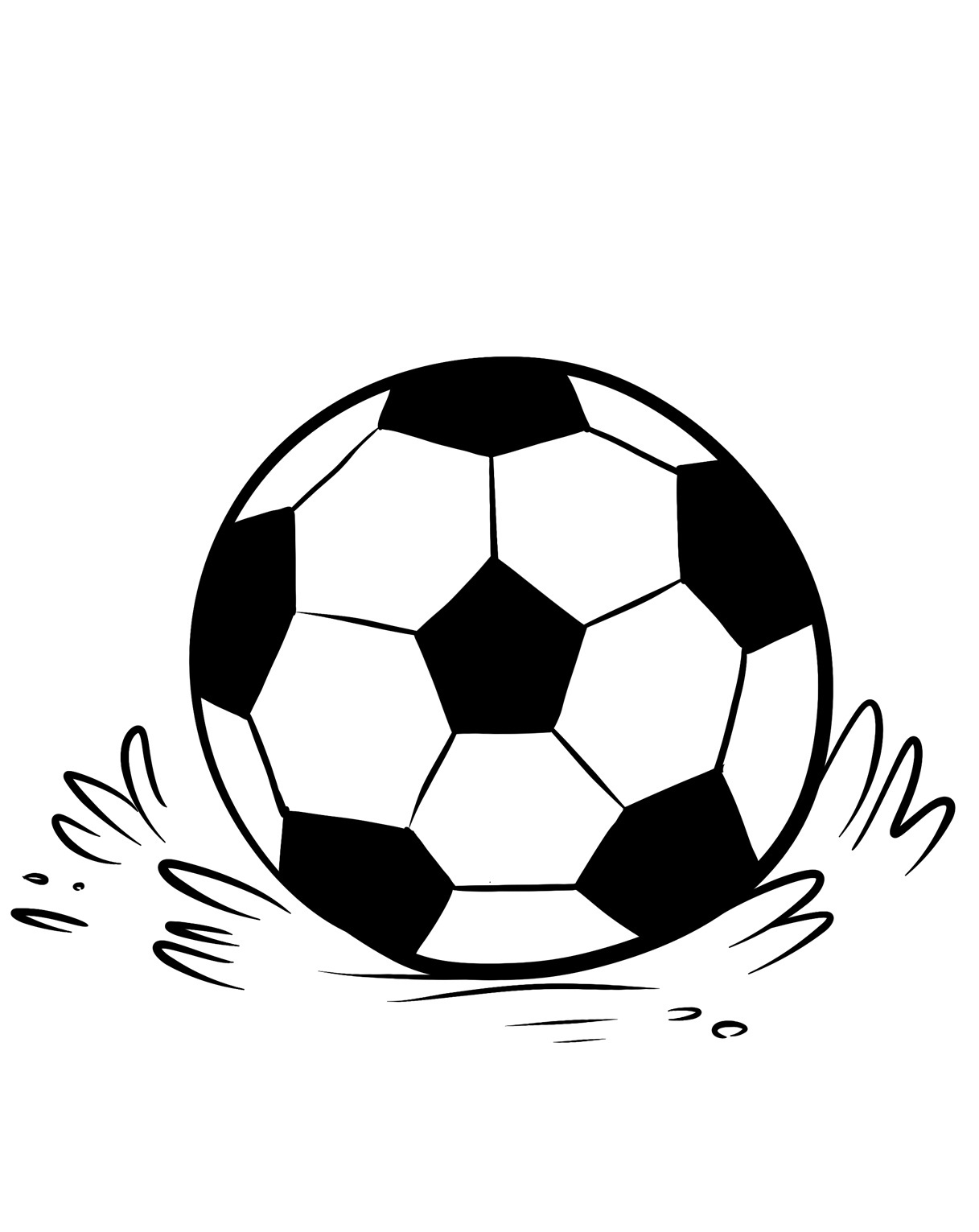 futsal ball coloring pages