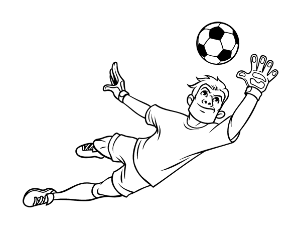 futsal coloring pages to print