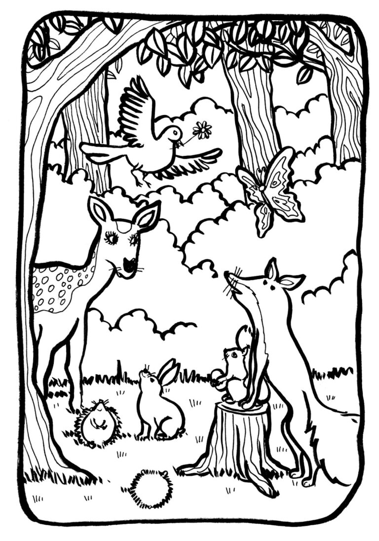 Get Forest Coloring Pages Pdf To Print Here - Coloringfolder.com