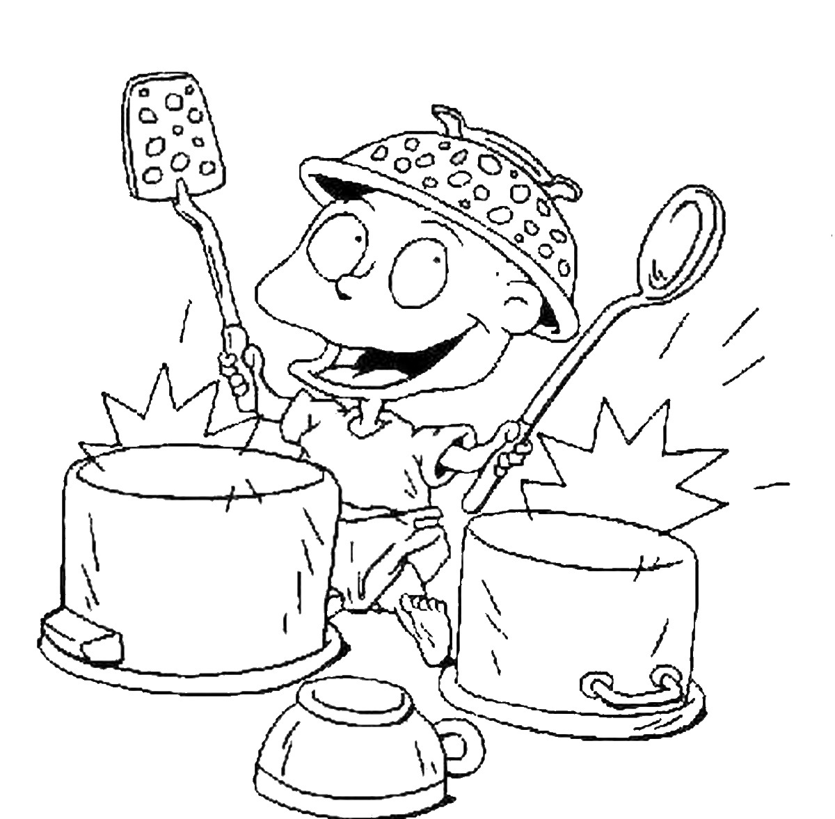 coloring pages rugrats