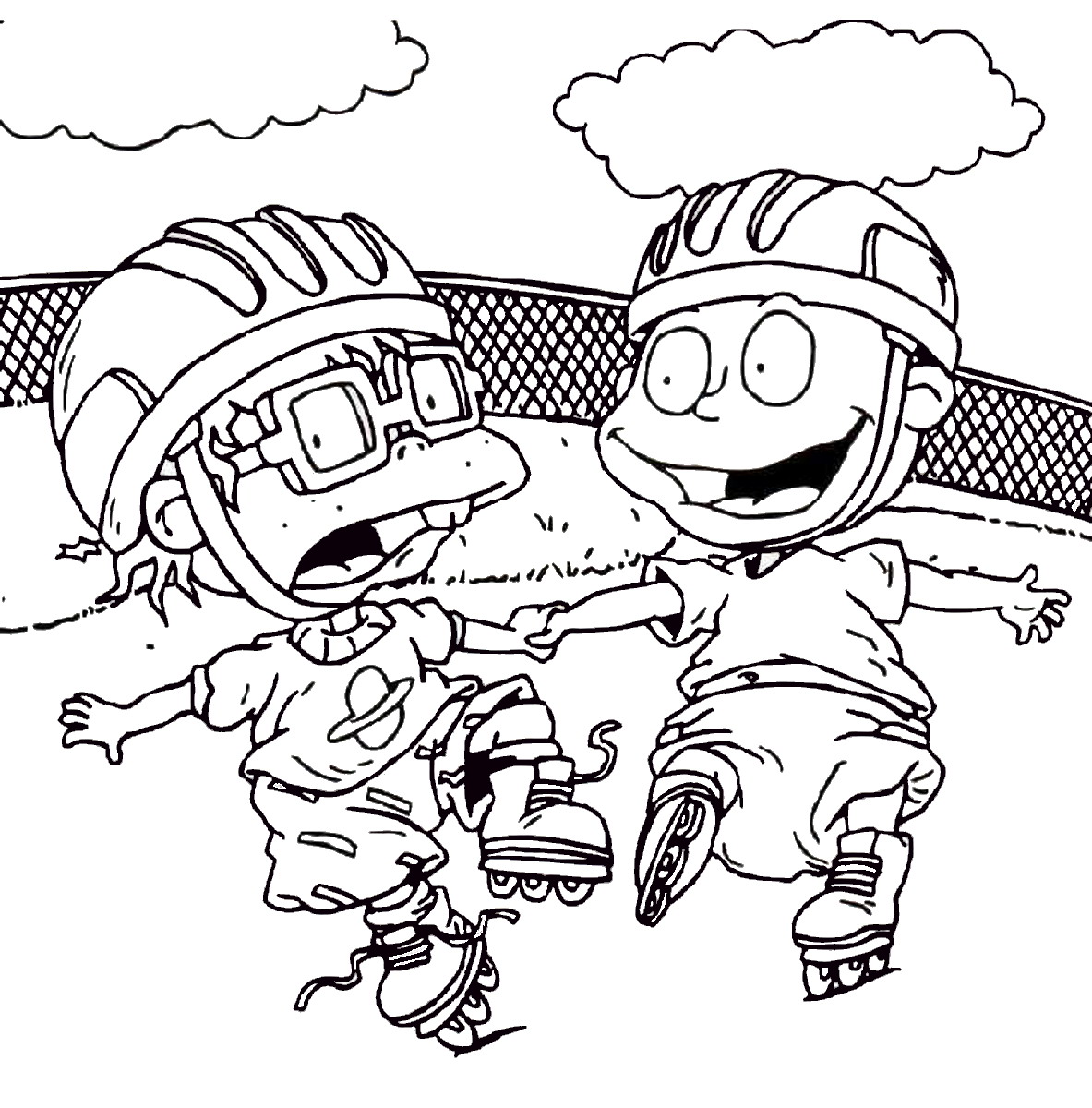 rugrats coloring pages online