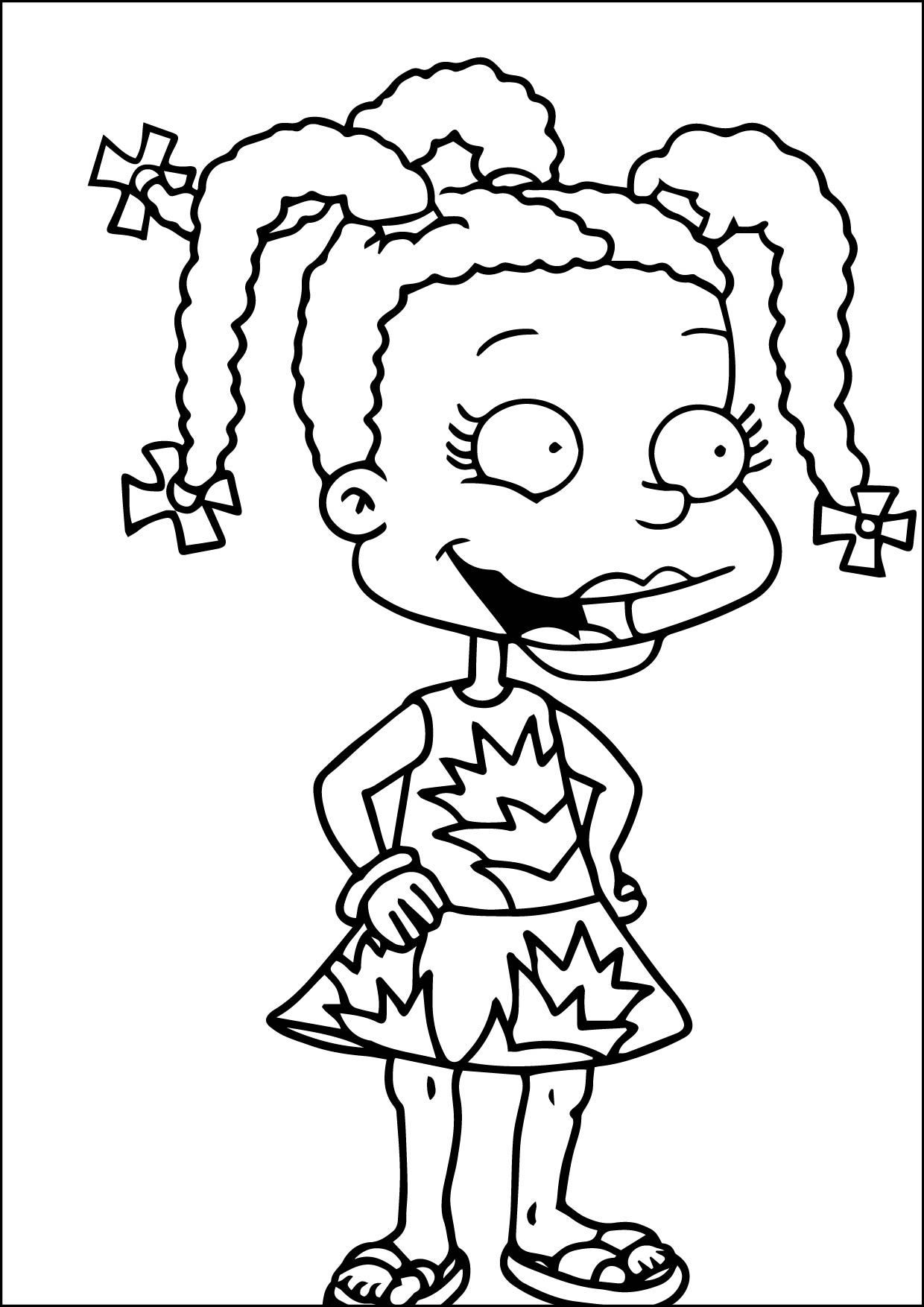 rugrats susie coloring pages