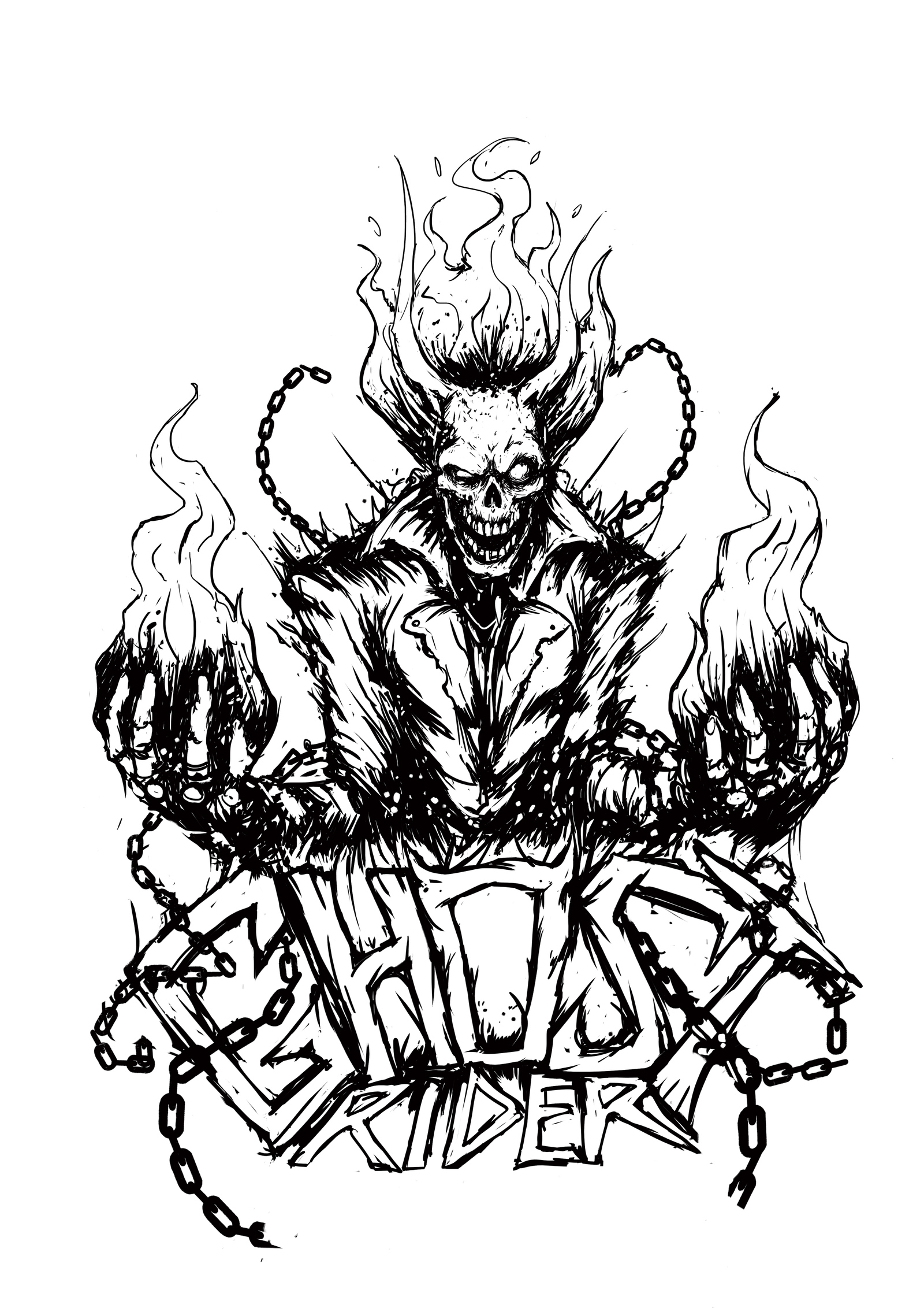 ghost rider coloring pagestrackid=sp 006