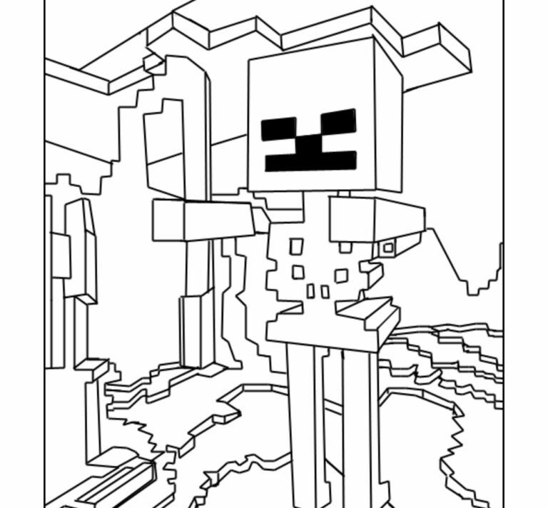 Get Skeleton Coloring Pages PDF Here - Coloringfolder.com