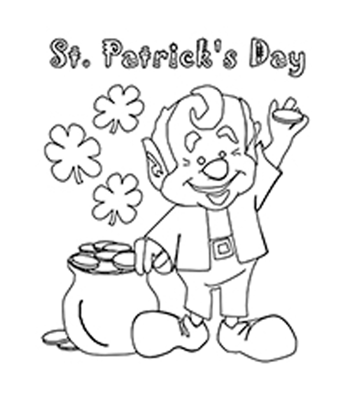 st patricks day coloring pages printable