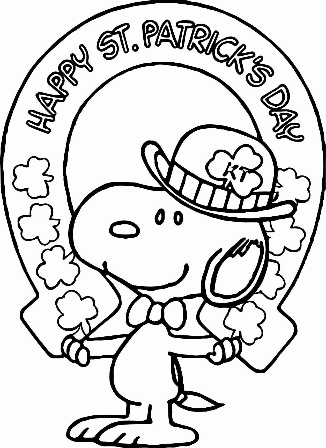 st patricks day printable coloring pages