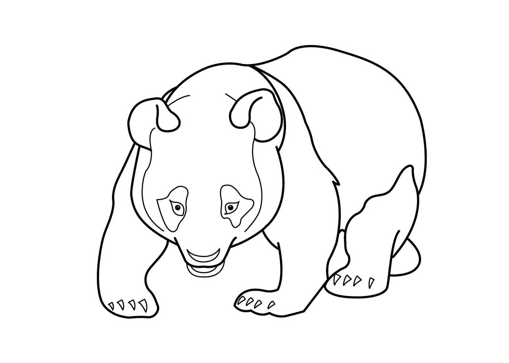 giant panda coloring pages