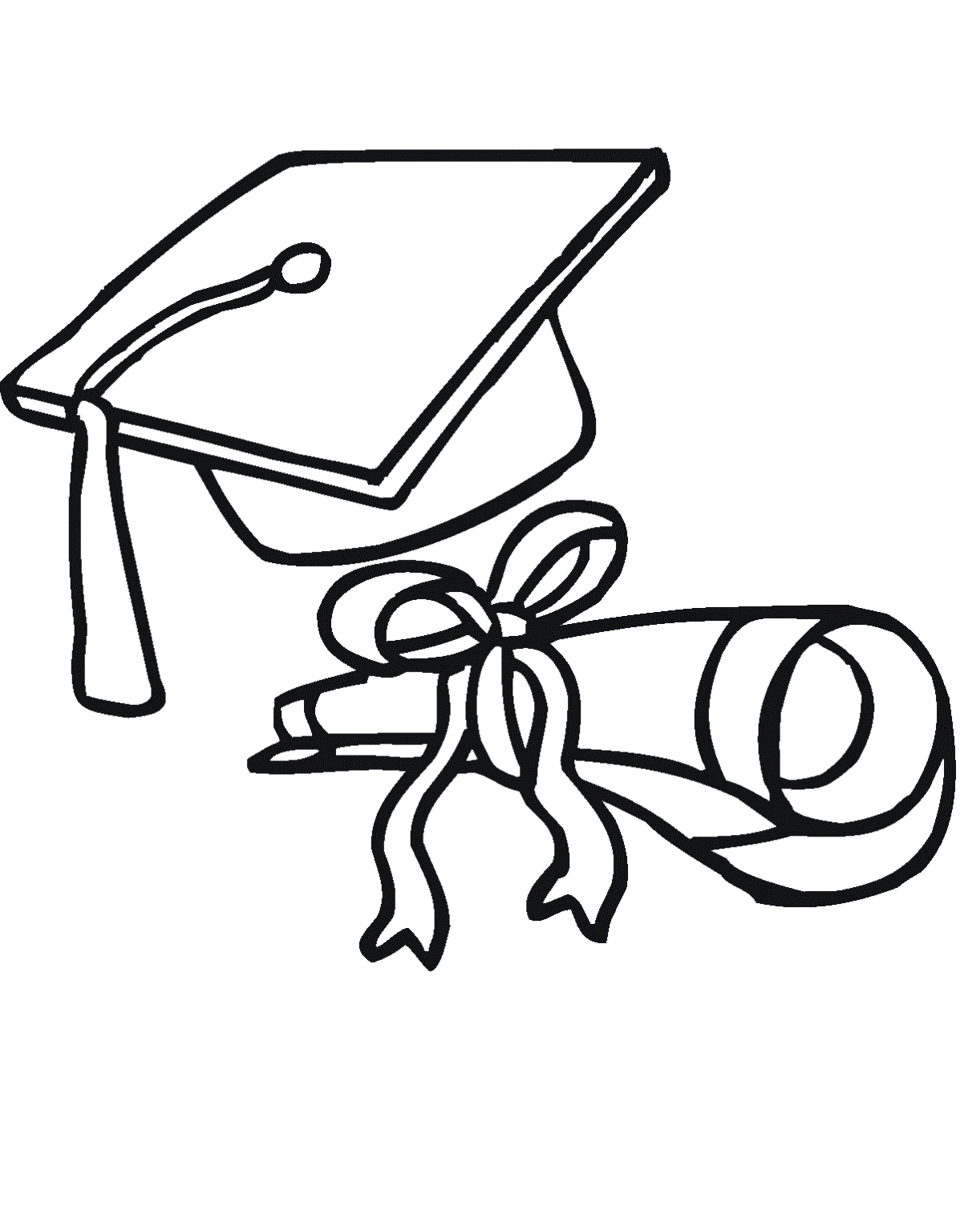 Graduation Coloring Pages Pdf For Kids - Coloringfolder.com