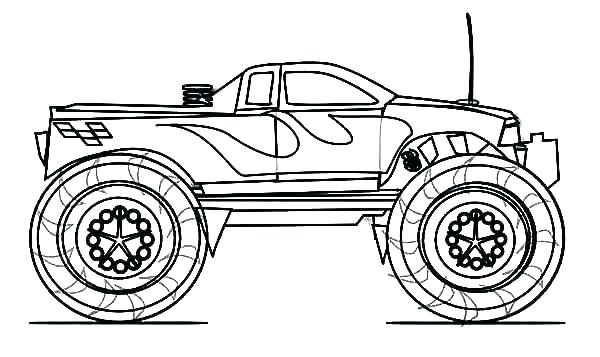 grave digger monster truck coloring pages