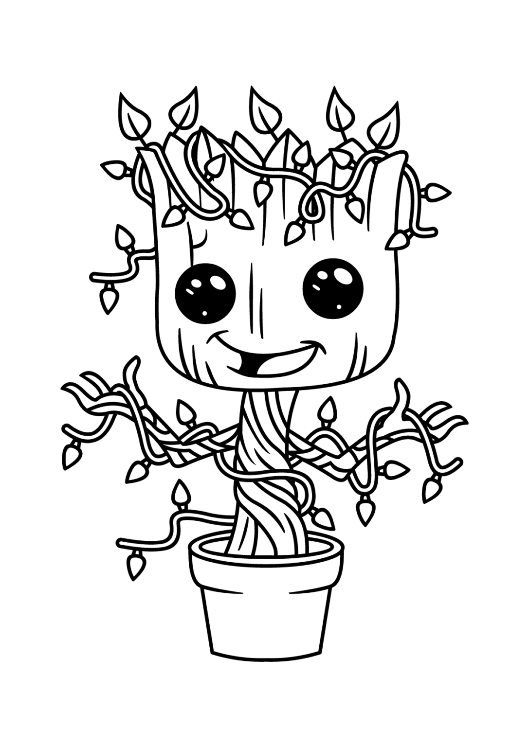 Groot Coloring Pages Pdf - Coloringfolder.com