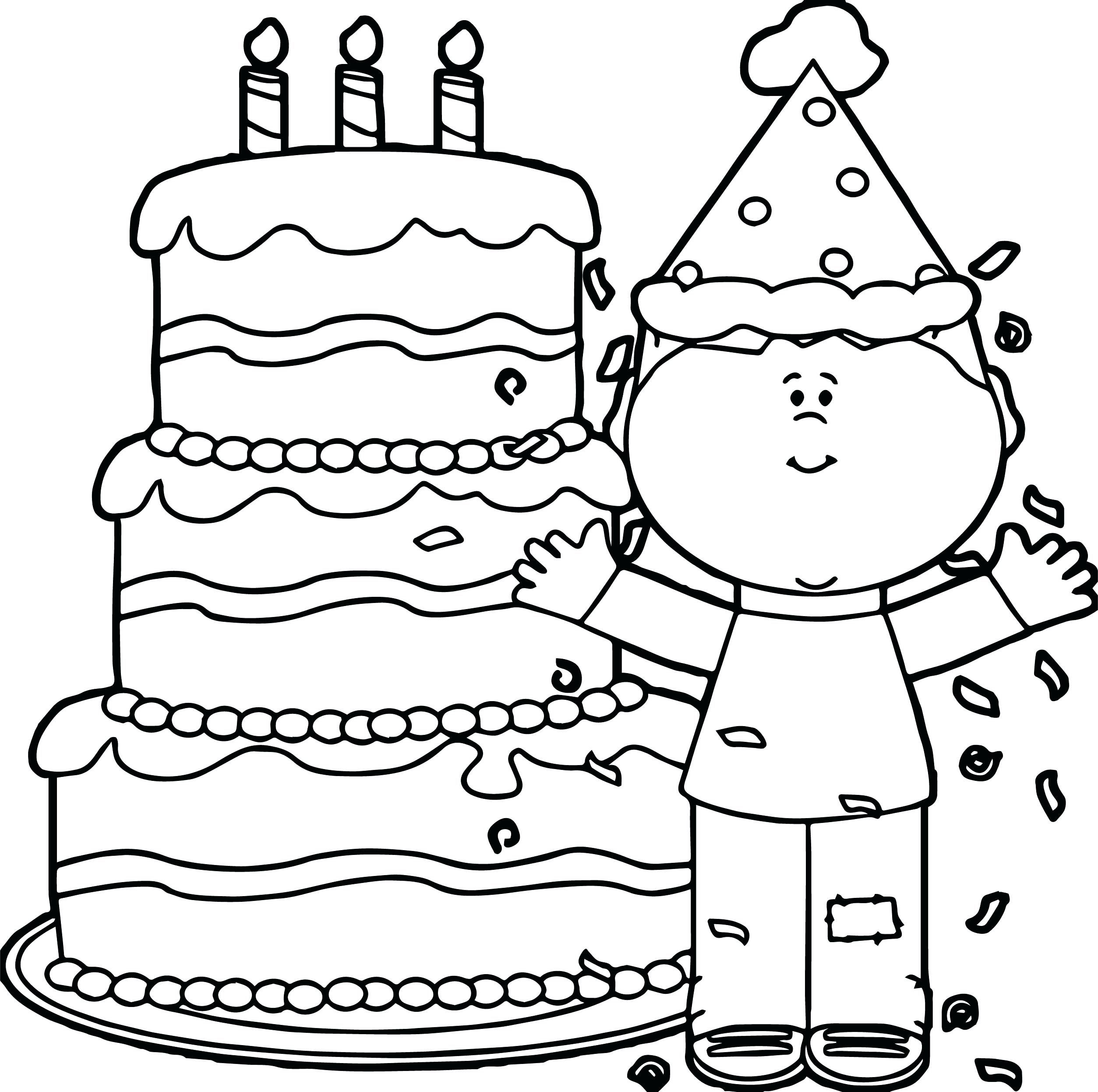 happy birthday coloring pages for boys