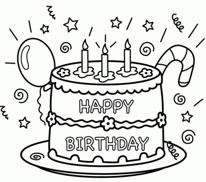 happy birthday coloring pages for dad