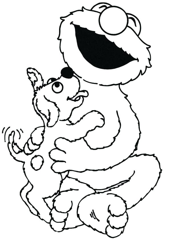 happy birthday elmo coloring pages