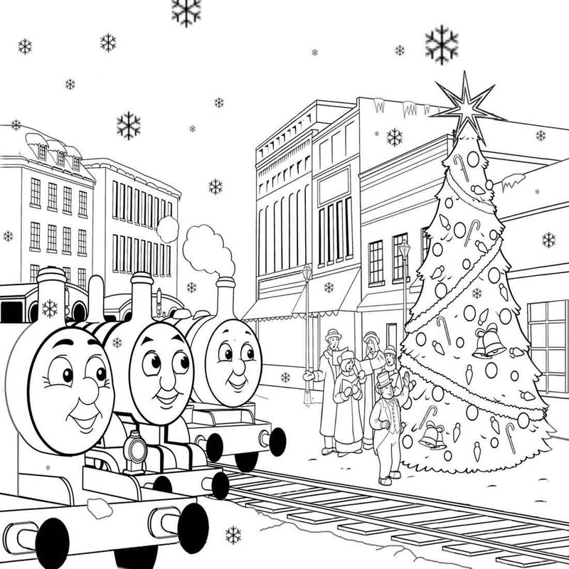 happy birthday thomas the train coloring pages