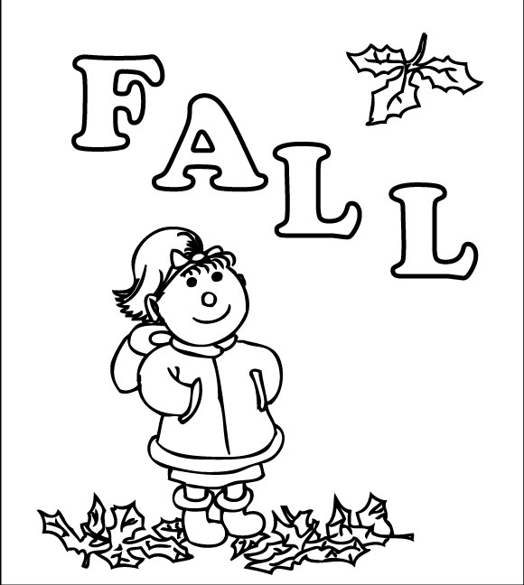 happy fall coloring pages