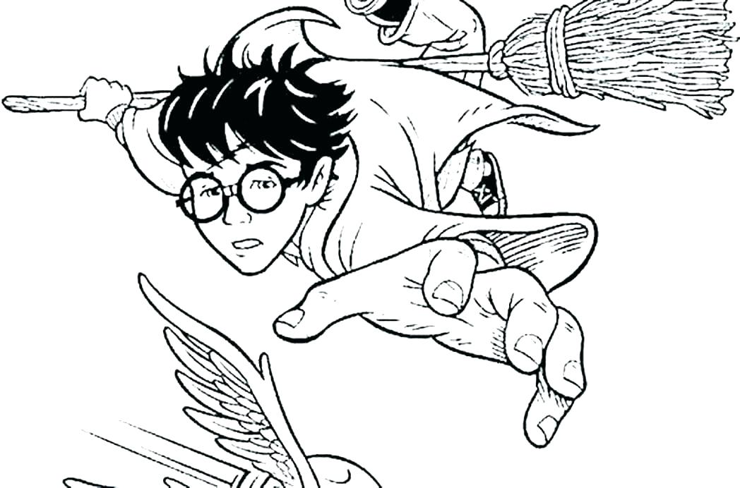 harry potter coloring pages quidditch