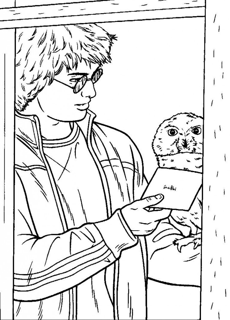 harry potter coloring pages to print