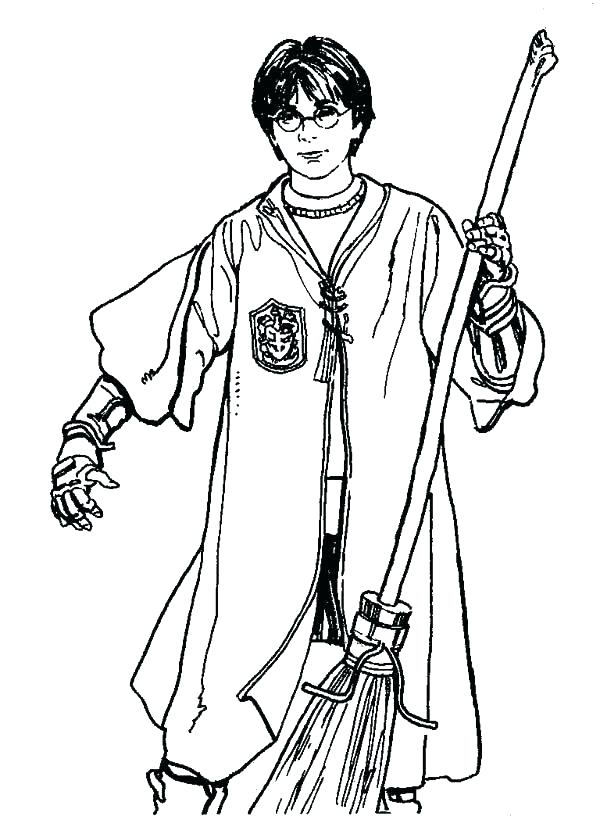 harry potter printable coloring pages