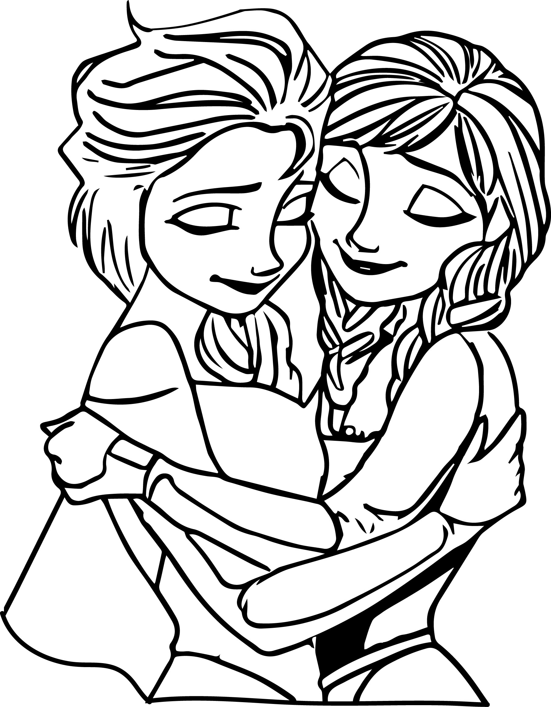 princess anna coloring pages elegant frozen elsa anna hug coloring pages and