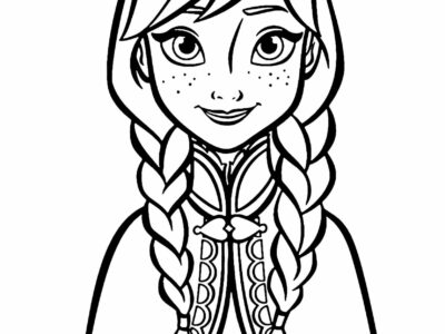 princess anna coloring pages