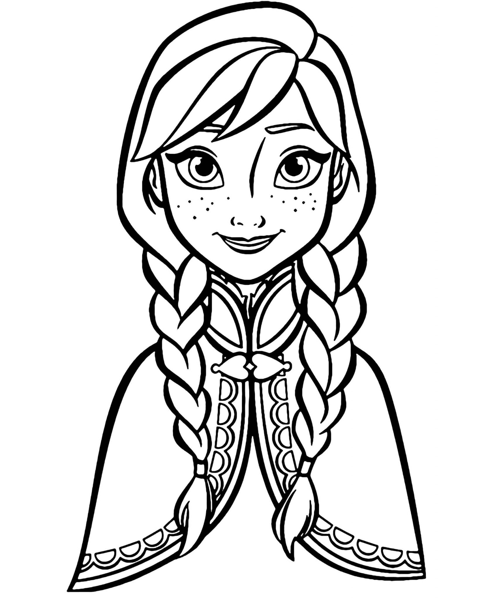 princess anna coloring pages
