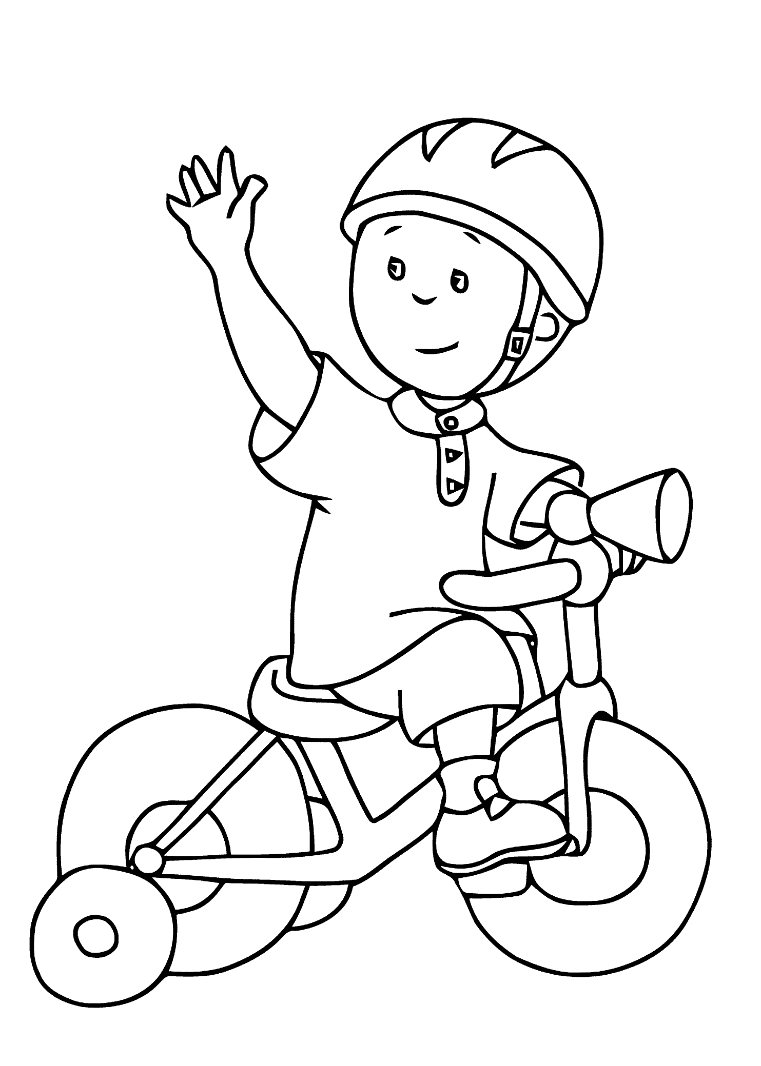 caillou coloring pages