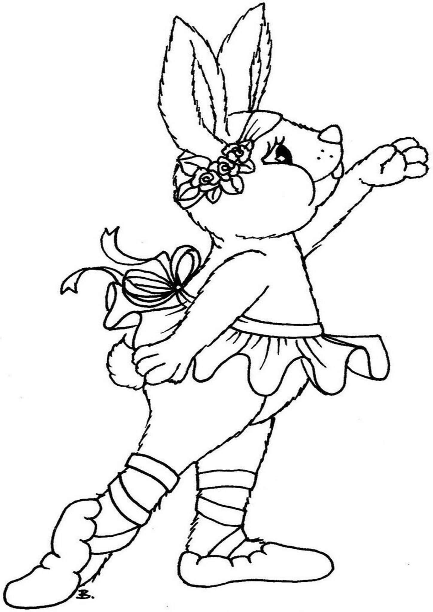 free coloring pages dance