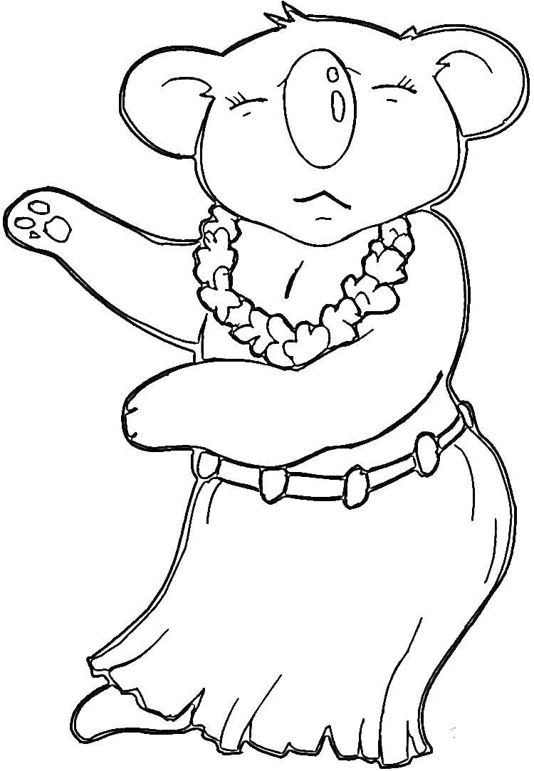 hawaii animals coloring pages