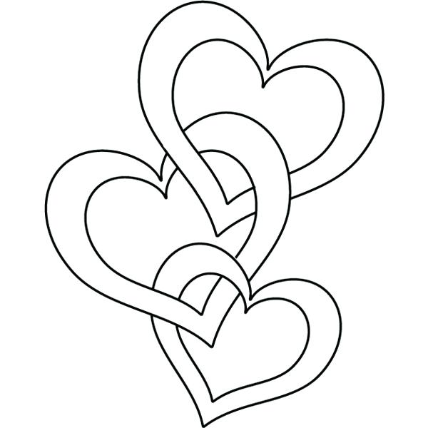 heart coloring pages printable