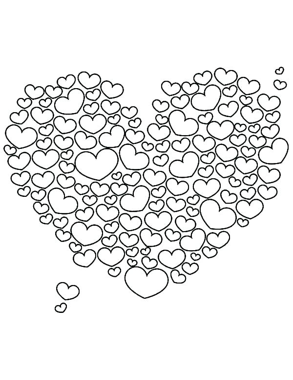 heart printable coloring pages