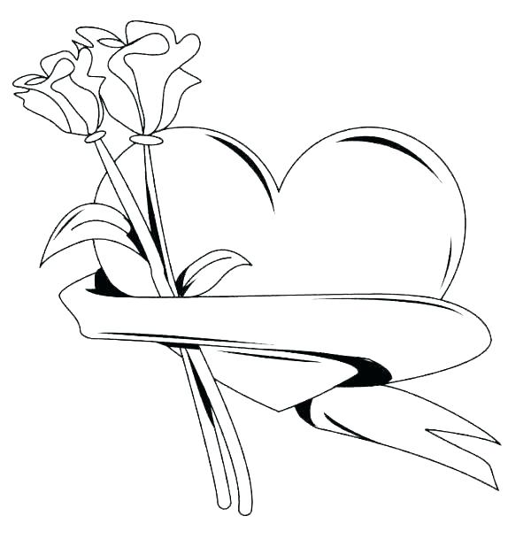 heart sign coloring pages